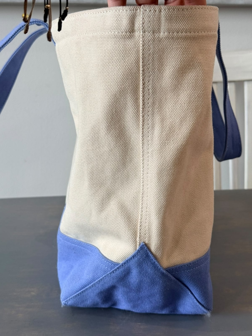 Ralph Lauren Beige & Blue Polo Bear Canvas Tote - Picture 6 of 9